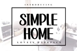 Simple Home Font