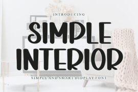 SIMPLE INTERIOR Font