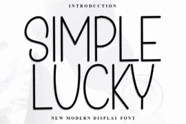 Simple Lucky Font