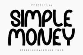 Simple Money Font