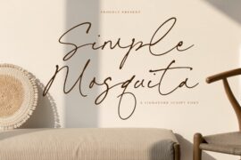 Simple Mosquita Font