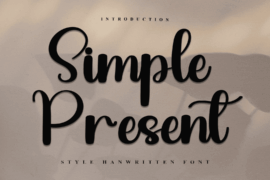 Simple Present Font