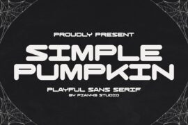 Simple Pumpkin Font