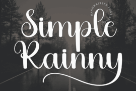 Simple Rainny Font