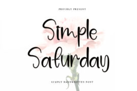 Simple Saturday Font