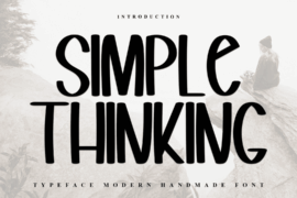 Simple Thinking Font