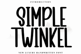 Simple Twinkel Font
