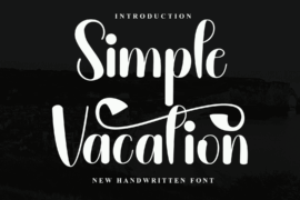 Simple Vacaion Font