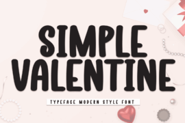 Simple Valentine Font