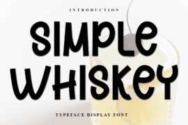 Simple Whiskey Font
