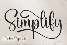 Simplify Font