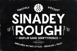 Sinadey Rough Demo Font