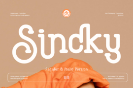 Sincky Font Family