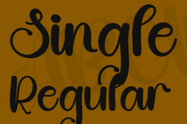 Single Font