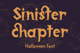 Sinister Chapter Font