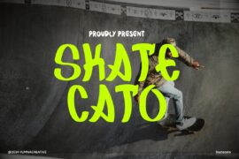 Skatecato Font