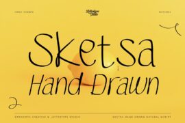 Sketsa Handdrawn Font