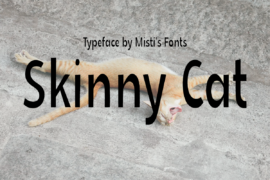 Skinny Cat Font