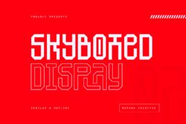 SkyBoxed Font