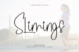 Slimings Font