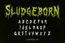 Sludgeborn Font