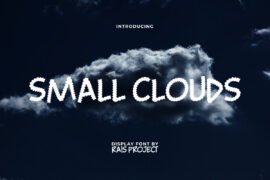 Small Clouds Demo Font
