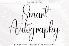 Smart Autography Font
