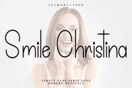 Smile Christina Font