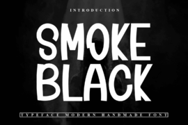 Smoke Black Font