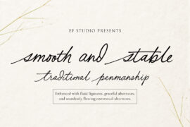smooth and stable – Personal Us Font