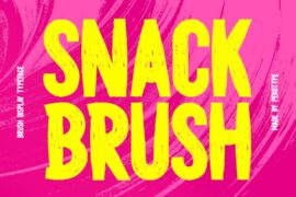 Snack Brush Font