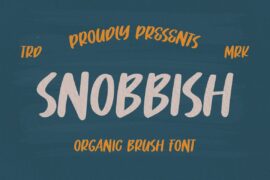 Snobbish Font