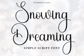 Snowing Dreaming Font