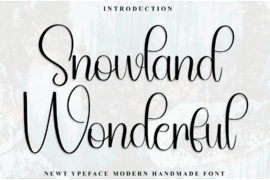 Snowland Wonderfull Font