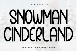 Snowman Cinderland Font