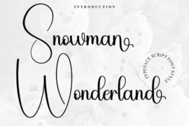 Snowman Wonderland Font
