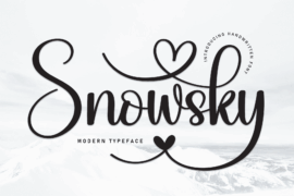 Snowsky Font