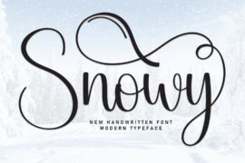Snowy Font