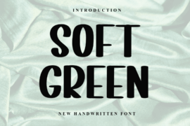 Soft Green Font