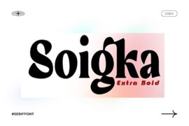 Soigka Display Font