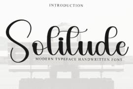 Solitude Days Font