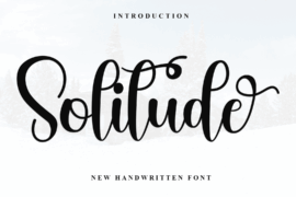 Solitude Font