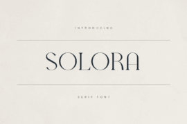 Solora Demo Font