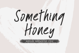 Something Honey Demo Font