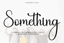 Something Spring Font