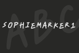 Sophiemarker1 Font