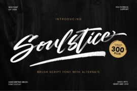 Soulstice Brush Script Demo Font