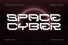 Space Cyber Demo Font