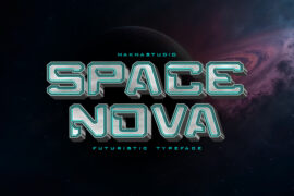 SPACE NOVA Font