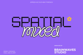 Spatial Mixed DEMO Font